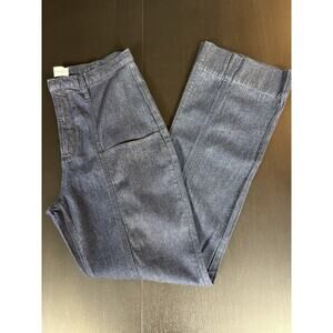 Frame Wide Leg Jeans 31 Dark Denim Wash Pockets High Rise Tall